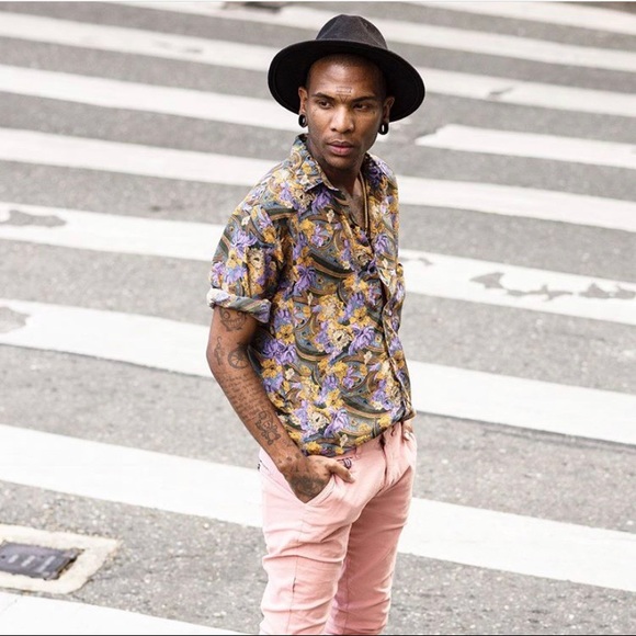 Vegan Wool Warm Fedora Wide Firm Brim Men Hat - Picture 7 of 16